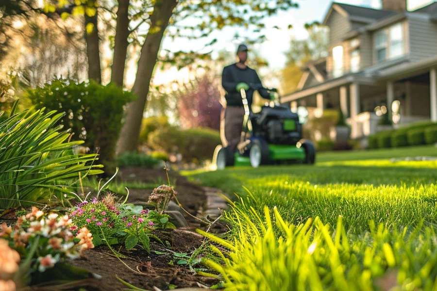 cordless battery lawn mower